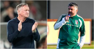 Copertina di Il ct dell’Irlanda del Nord suona la carica prima della partita contro l’Italia: “Non ci sono più i Totti o i Del Piero”