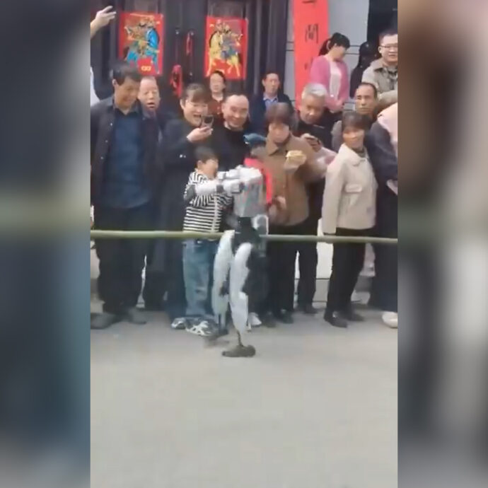 Robot fuori controllo schiaffeggia un bambino durante un’esibizione: il video dell’incidente