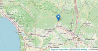 Copertina di Terremoto in provincia di Pistoia di magnitudo 4.1. Avvertita anche a Firenze e in Emilia
