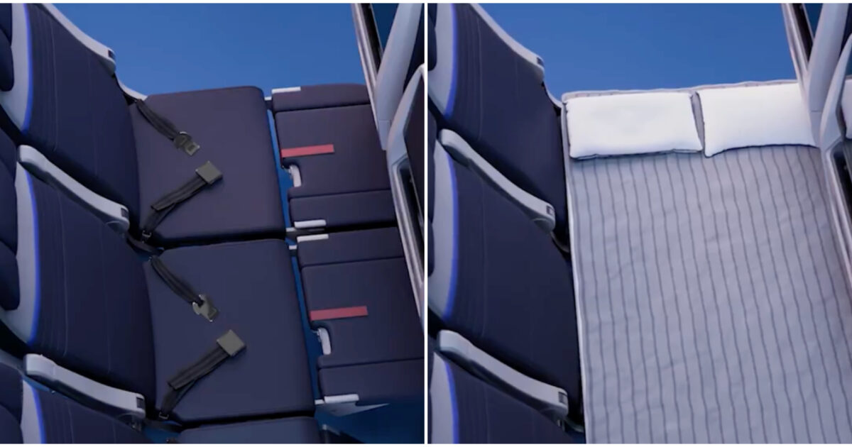 Nasce il “sedile rilassante” della classe economy in aereo: l’iniziativa di United Airlines sarà disponibile solamente tra un anno – VIDEO