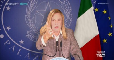 Copertina di Crozza-Meloni sbotta dopo il referendum: “Santanchè e Delmastro? Il problema vero sono quelli che restano”