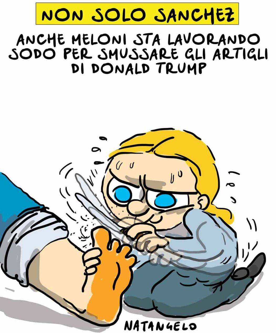 La vignetta di Natangelo