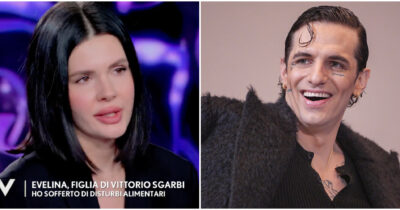 Copertina di “Mi piacerebbe stare con qualcuno, vorrei tanto incontrare Achille Lauro. È il mio tipo ideale. Me lo presenti?”: l’appello di Evelina Sgarbi a Silvia Toffanin