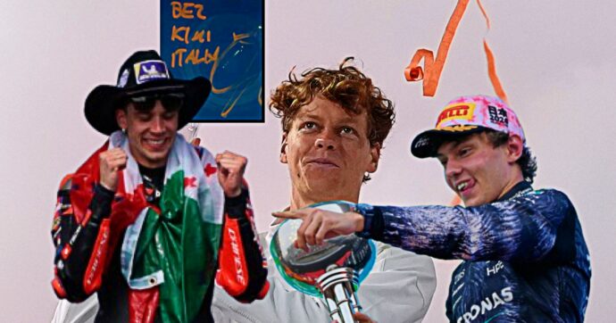 “Bez, Kimi, Italia”: Sinner battezza gli altri due fenomeni. La domenica di trionfi che mette il calcio spalle al muro