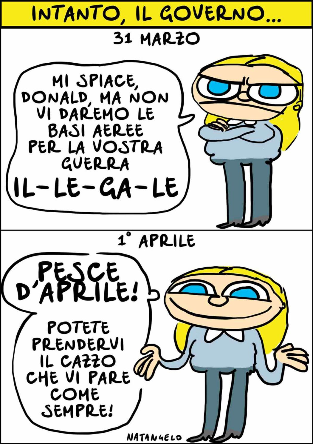 La vignetta di Natangelo