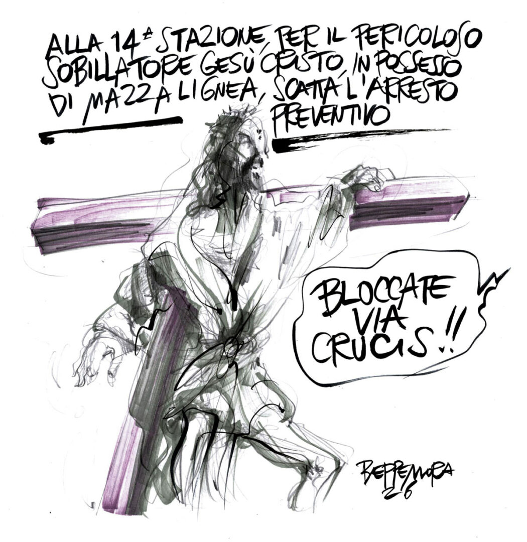 La vignetta di Beppe Mora