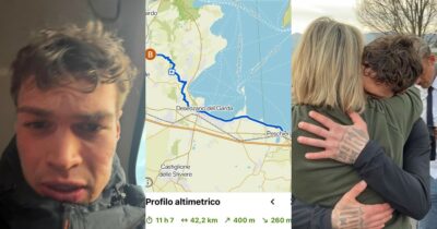 Copertina di Blanco percorre 42 chilometri a piedi per portare il nuovo disco a sua madre: “Me lo ero promesso”