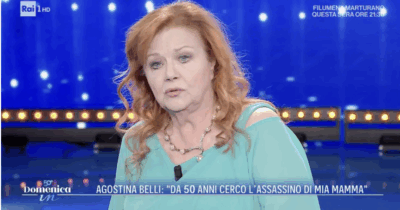 Copertina di “Da 50 anni cerco il killer di mia madre. Mi minacciavano al telefono: ‘Smettila o farai la stessa fine’, anche la polizia mi disse di non cercare”: così Agostina Belli a Domenica In