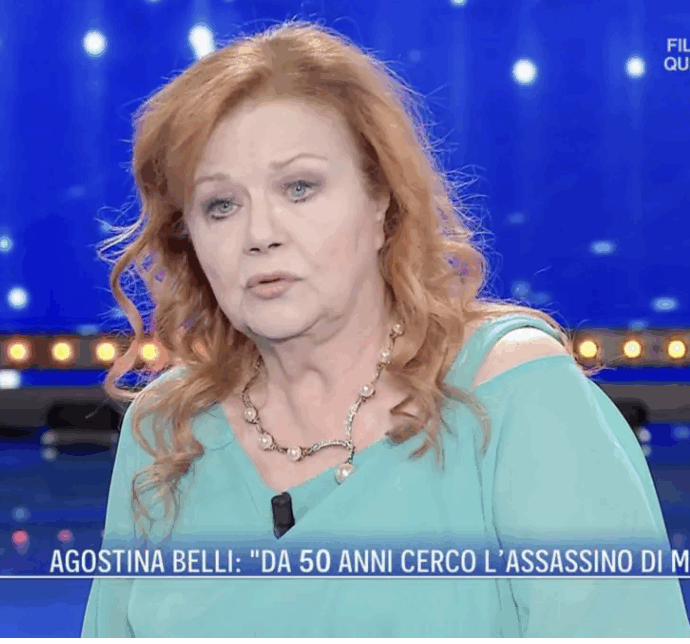 “Da 50 anni cerco il killer di mia madre. Mi minacciavano al telefono: ‘Smettila o farai la stessa fine’, anche la polizia mi disse di non cercare”: così Agostina Belli a Domenica In