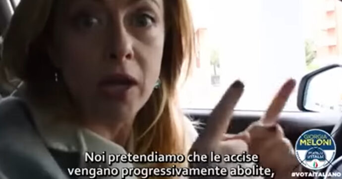 Accise, perché il famoso video della premier ora torna come un boomerang