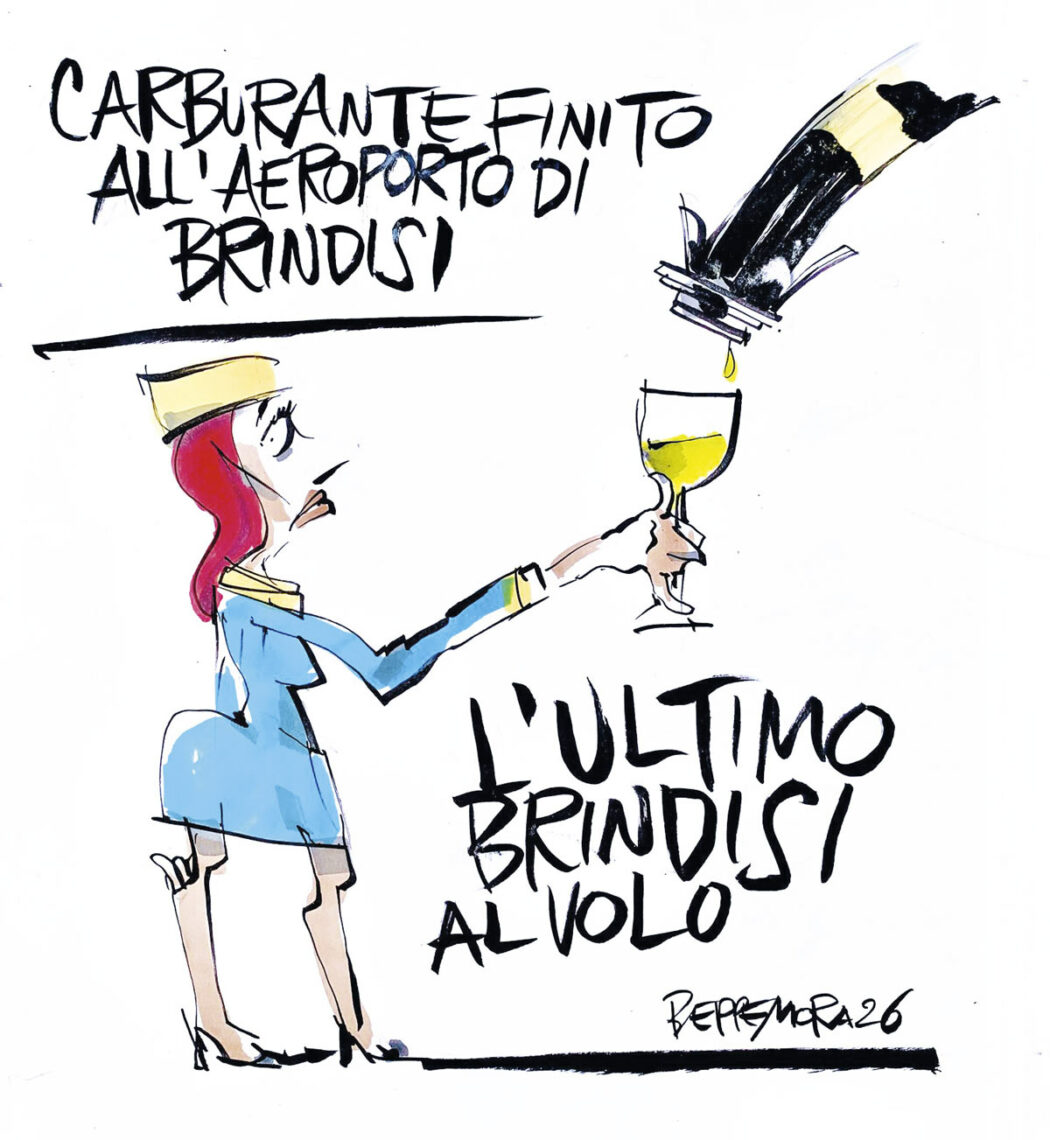 La vignetta di Beppe Mora