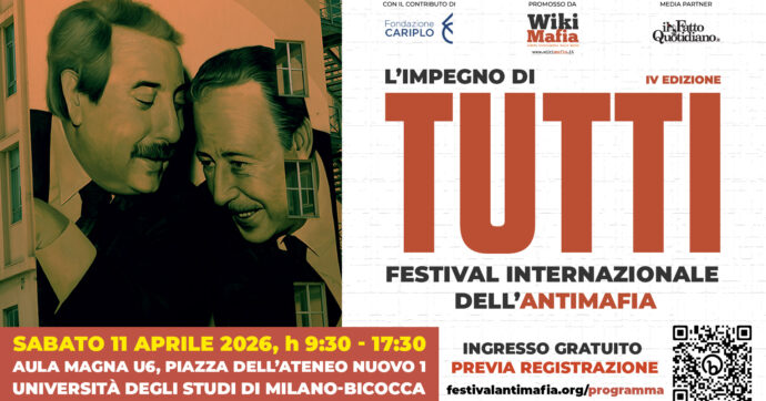 A Milano torna il Festival dell’antimafia. Fra gli ospiti Gomez, Tescaroli e Colombo