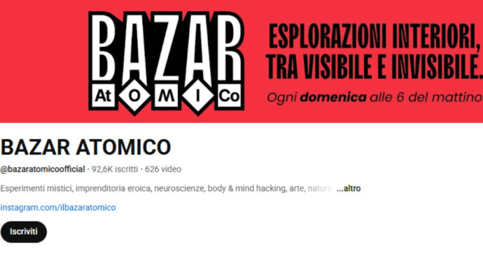 Così Davide Francesco Sada del podcast ‘Il bazar atomico’ sbarca a teatro con ‘La felicità fa i soldi’