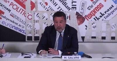 Copertina di L’ultima profezia di Salvini: “Razionamento carburante? Non lo prendo in considerazione, e no a smart working e didattica a distanza”