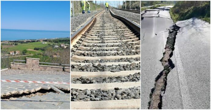 Frana Molise, tutte le chiusure: dalla A14 alla Statale 16 Adriatica. La circolazione ferroviaria riprenderà solo da venerdì