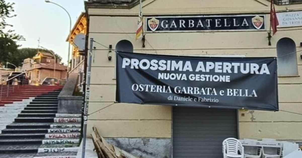 Chiude il Bar dei Cesaroni alla Garbatella: al suo posto apre un’osteria