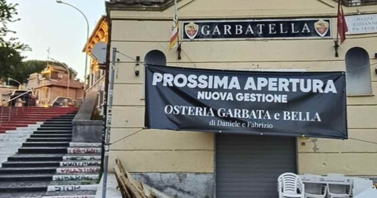 Chiude il Bar dei Cesaroni alla Garbatella: al suo posto apre un’osteria