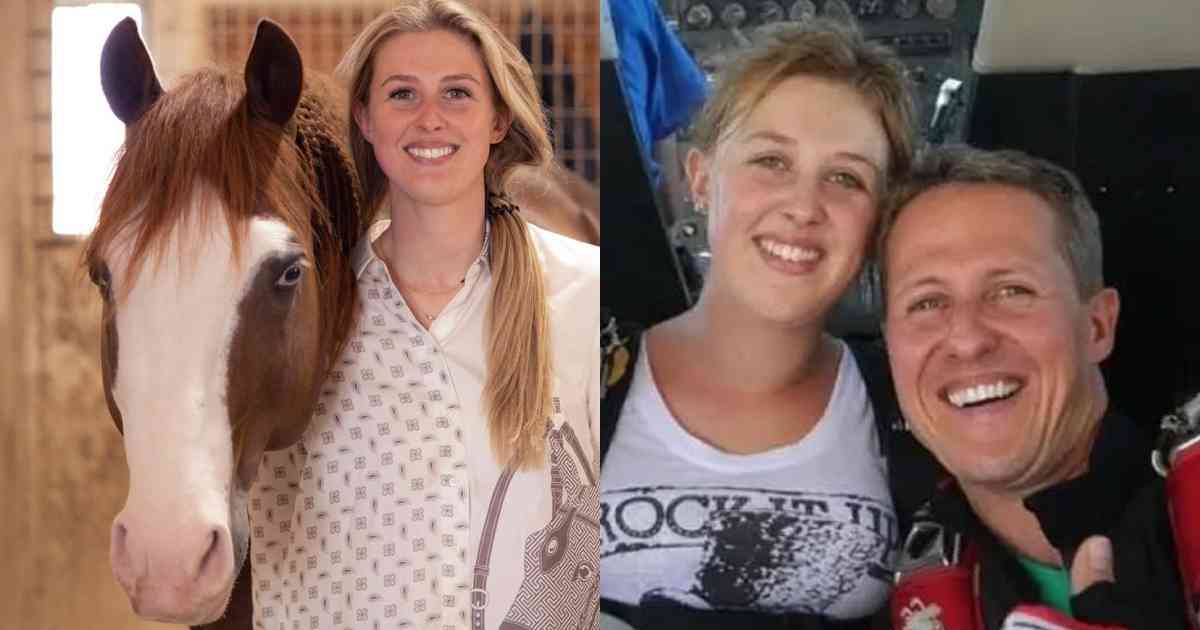 dopo l8217incidente di pap224 dovevo fare qualcosa i cavalli mi hanno salvata la figlia di michael schumacher rompe il silenzio