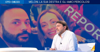 Copertina di Caso Amico, Ranucci replica agli attacchi di Meloni: “Se non vede il problema dentro Fdi, è grave”. Su La7