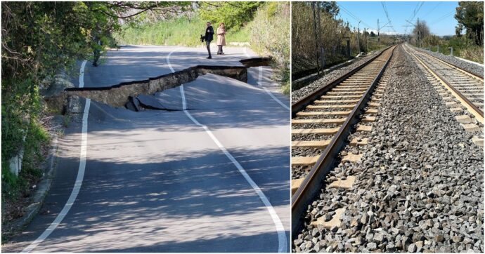Riaperta la linea ferroviaria adriatica dopo la frana in Molise: “Circolazione in graduale ripresa”. Ma segnalate nuove frane