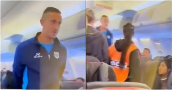 Endrizzi grida “bomba” sull’aereo: scatta l’allarme, il calciatore arrestato. Passeggeri furiosi: “Una vergogna”