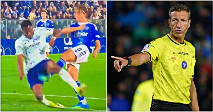 Il rigore folle fischiato contro l’Inter: Nico Paz colpisce Bonny e l’arbitro vede un fallo, il Var poi completa il disastro