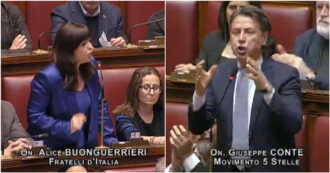 Copertina di Scontro di fuoco alla Camera tra FdI e Conte. L’ex premier: “Rinunciate all’immunità e ci vediamo in Tribunale”