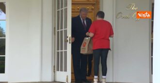 Trump si fa consegnare un ordine McDonald’s alla Casa Bianca: lo spot di propaganda per la legge sulle mance