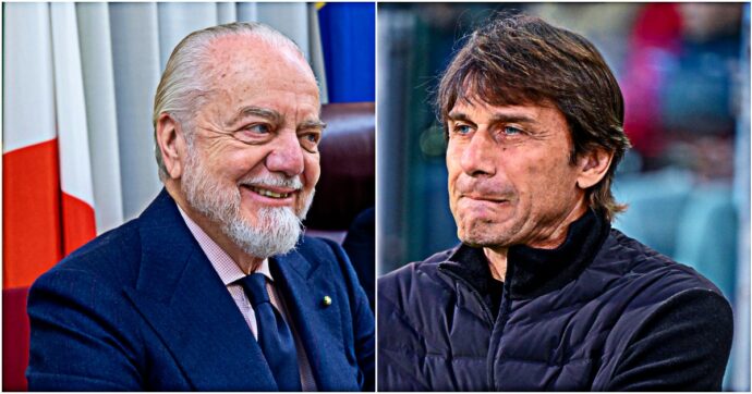 De Laurentiis avverte Conte: “È una persona seria, non mi lascerà mai all’ultimo minuto. Ucciderebbe il suo bambino”