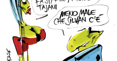 Copertina di La vignetta di Beppe Mora