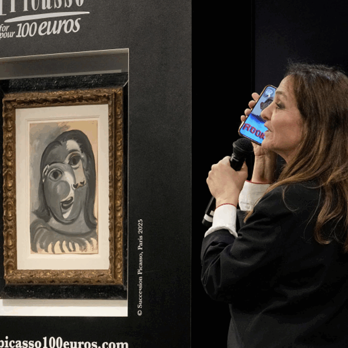 Picasso da un milione di dollari in palio alla lotteria. Il vincitore: “Ho comprato il biglietto da 117 dollari per caso, dopo un cena al ristorante e all’ultimo”