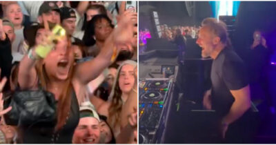 Copertina di “Sei tu?”: David Guetta riconosce la figlia Angie tra la folla del Coachella: il video diventa subito virale