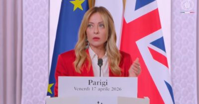 Copertina di Meloni: “Stretto di Hormuz? Italia pronta a inviare le proprie navi previa autorizzazione del Parlamento”