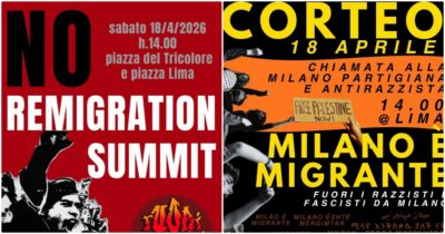 Copertina di “Una provocazione occupare piazza Duomo a una settimana dal 25 aprile”. Associazioni e collettivi contro il Remigration summit di Salvini