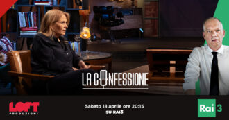 Copertina di Maggioni a La Confessione di Gomez (Rai3): “Trump pensa che chi lo contraddice debba essere distrutto. Infatti tutti tacciono”