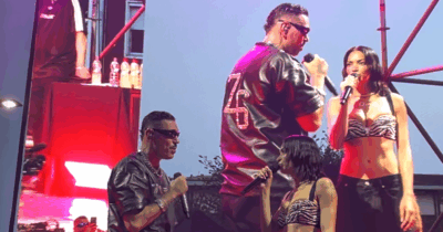 Copertina di Elodie e Marracash di nuovo insieme: al Marra Block Party duettano su “Niente canzoni d’amore”. Un gesto di affetto sincero e di stima tra i due ex – IL VIDEO