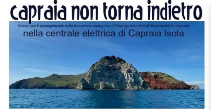 Capraia da “isola verde” al ritorno al fossile. Gli ambientalisti: “Si mette in discussione un percorso decennale verso la sostenibilità”