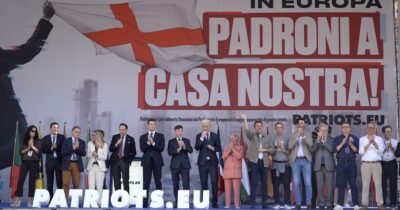 Copertina di Remigrazione e cori anti Islam: il racconto della piazza (mezza vuota) dei Patrioti. Le voci della base: “Meloni sta facendo poco”. “Trump? Meglio Putin”