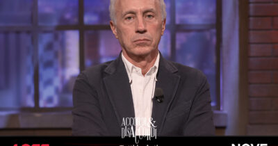 Copertina di Travaglio sul Nove: “Trump ha perso la guerra. L’attacco al Papa? Serve a nascondere il vuoto dei risultati”