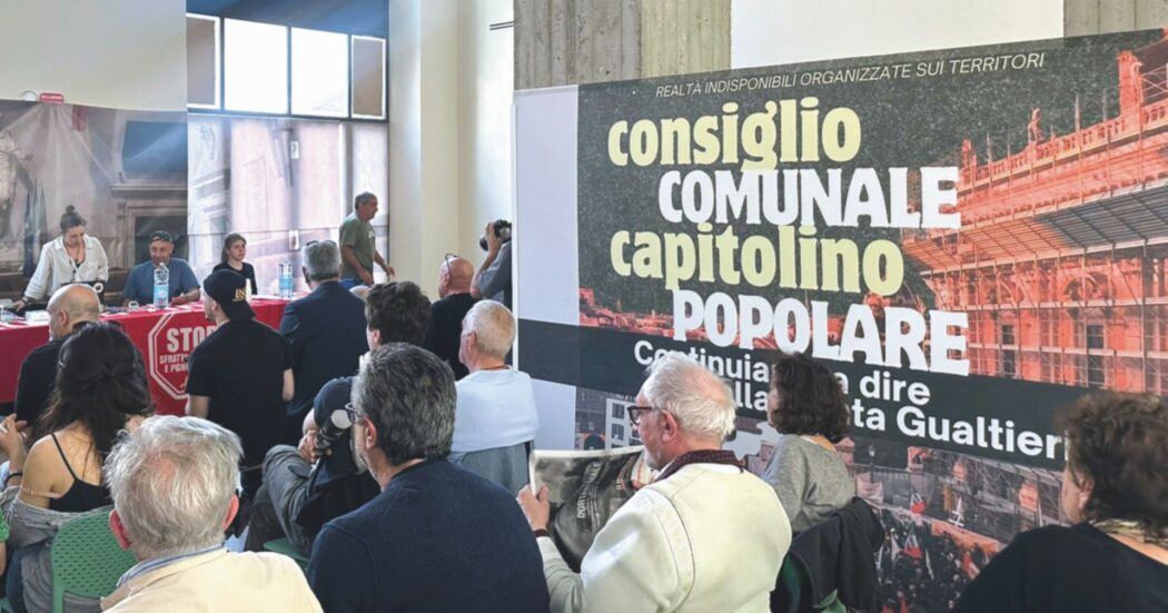 “Roma svenduta a speculatori e privati”: consiglio comunale popolare anti-Gualtieri