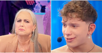 Copertina di “Sono qua dentro ad Amici 25 da due anni, sembra quasi più una maledizione che una fortuna”: Alessio in lacrime dopo il confronto con Alessandra Celentano