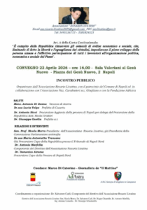 A Napoli l’incontro dell’Associazione Livatino tra medici e magistrati. Per la tutela della salute come diritto umano