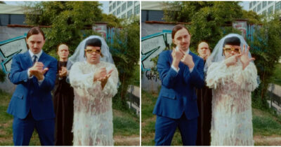 Copertina di TonyPitony sposa Tommy Cash, al matrimonio parte la coreografia di “Per sempre sì” di Sal Da Vinci col dito medio – IL VIDEO