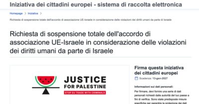 Copertina di I dati della petizione per sospendere l’accordo con Israele mostrano un’Europa spaccata
