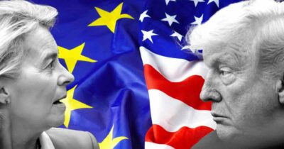 Copertina di Egemonia americanae sudditanza Ue