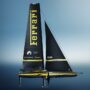 Copertina di Ferrari Hypersail svela la livrea del monoscafo “volante” alla Design Week