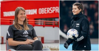 Copertina di “Non vedo differenze tra uomini e donne: alleno persone”, Marie-Louise Eta prima donna in Bundesliga: “Mi piace il gioco aggressivo e creativo di Xavi e Guardiola”