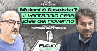 Copertina di Meloni è fascista? Il Ventennio nelle idee della destra che ci governa. L’intervista a Tomaso Montanari