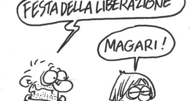 Copertina di La vignetta di Vauro