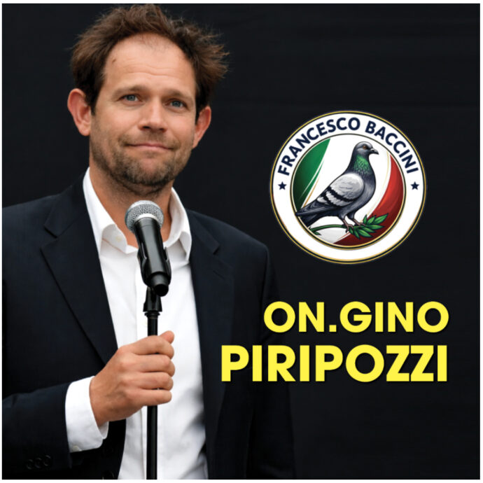 “Ho deciso che mi butto in politica perché non so fare un ca**o! Basta tasse, immigrati, famiglie di uominisessuati”: Francesco Baccini presenta l’On. Gino Piripozzi